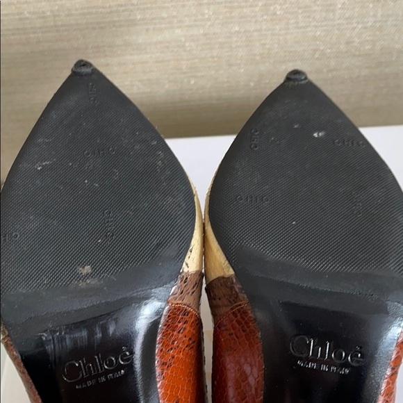 Chloe python mules - Picture 4 of 7